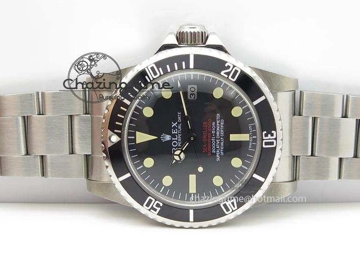 MiroTime 0501 SoftTouch Vintage Sea Dweller 1665 JKF Best Edition Double Red On Bracelet A 3980